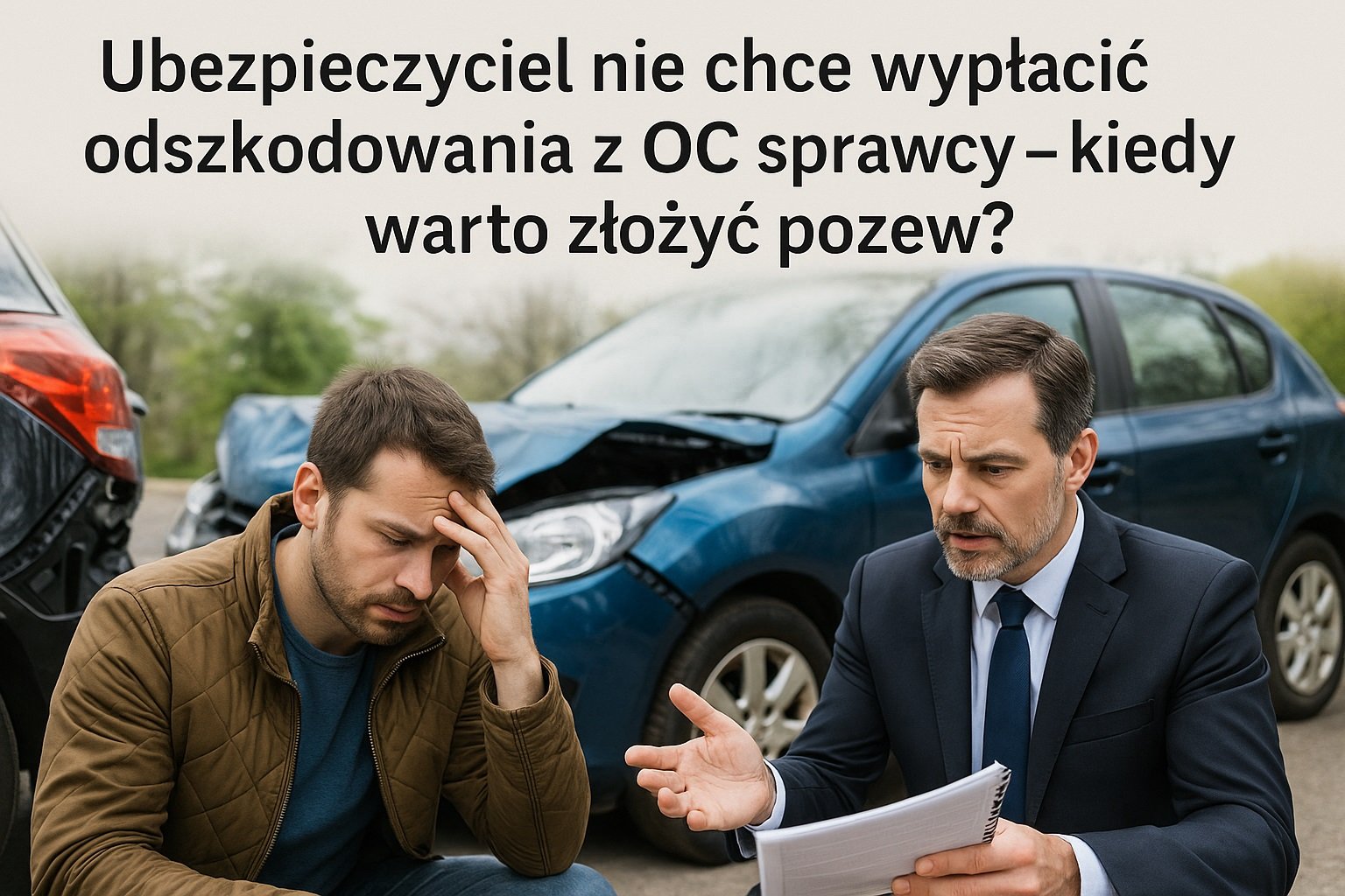 Ubezpieczyciel nie chce wypłacić odszkodowania z OC sprawcy