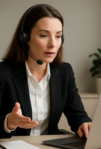 ilustracja prawnik online podczas konsultacji prawnej (2)